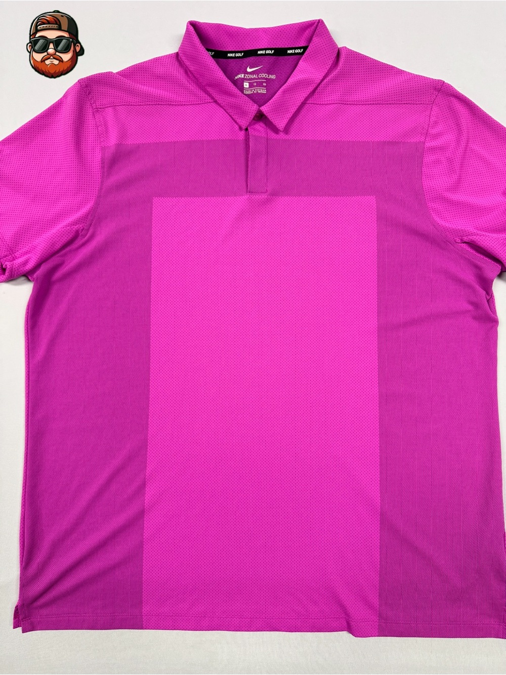 Nike Golf Zonal Cooling XL Hot Pink Men’s Performance Polo Shirt